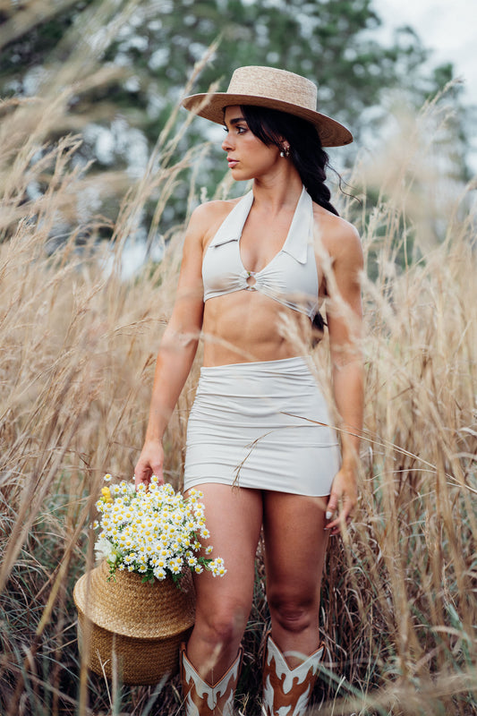 Yesi Skirt - Oatmeal