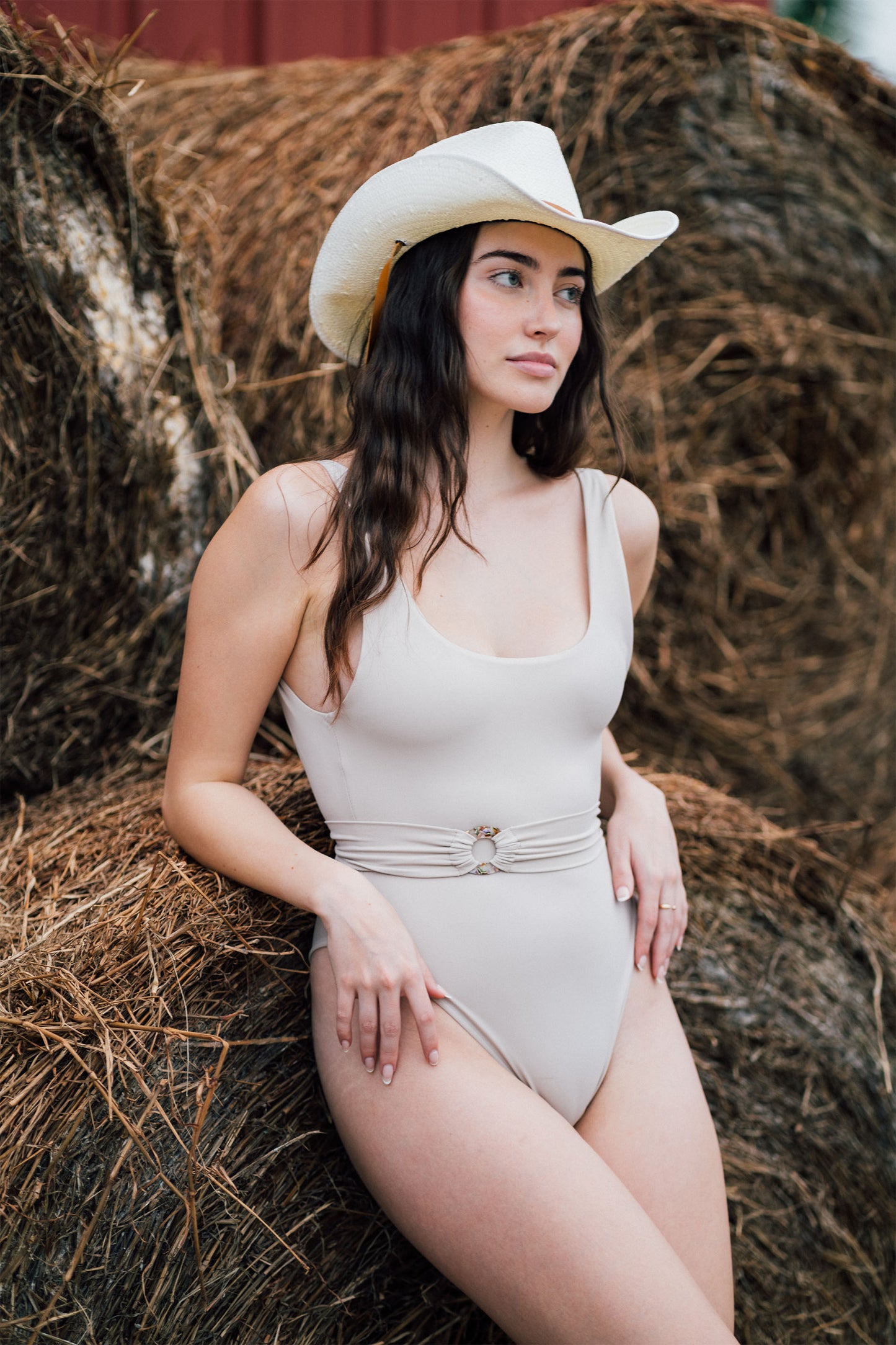 sophie one piece oatmeal beige