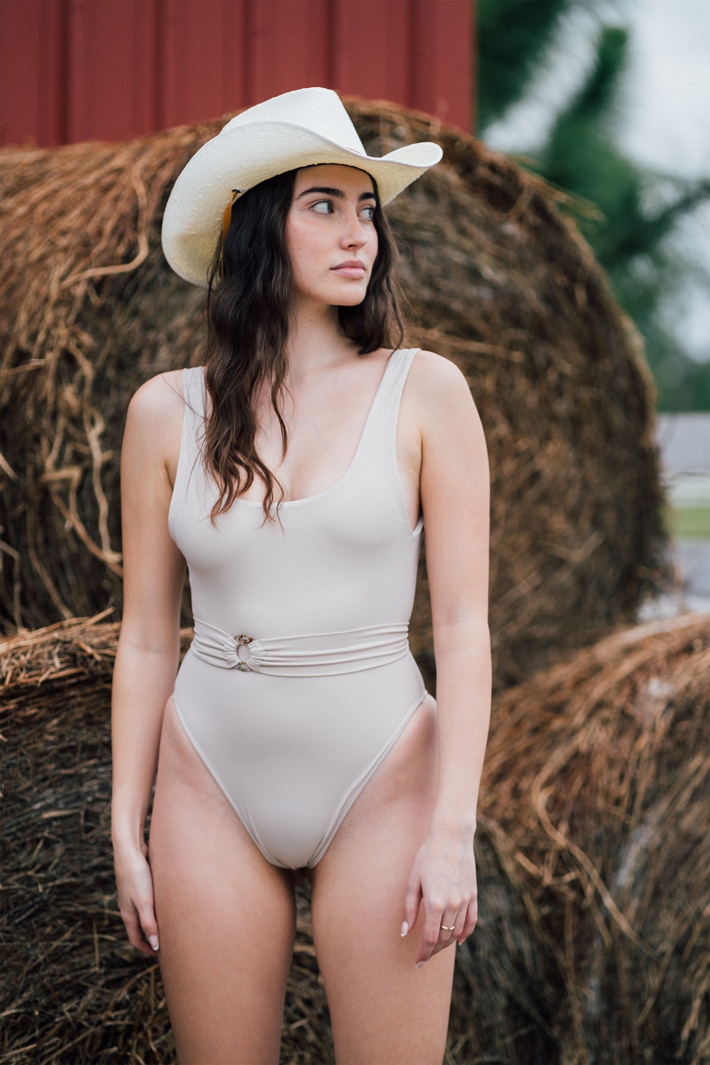 sophie one piece oatmeal beige